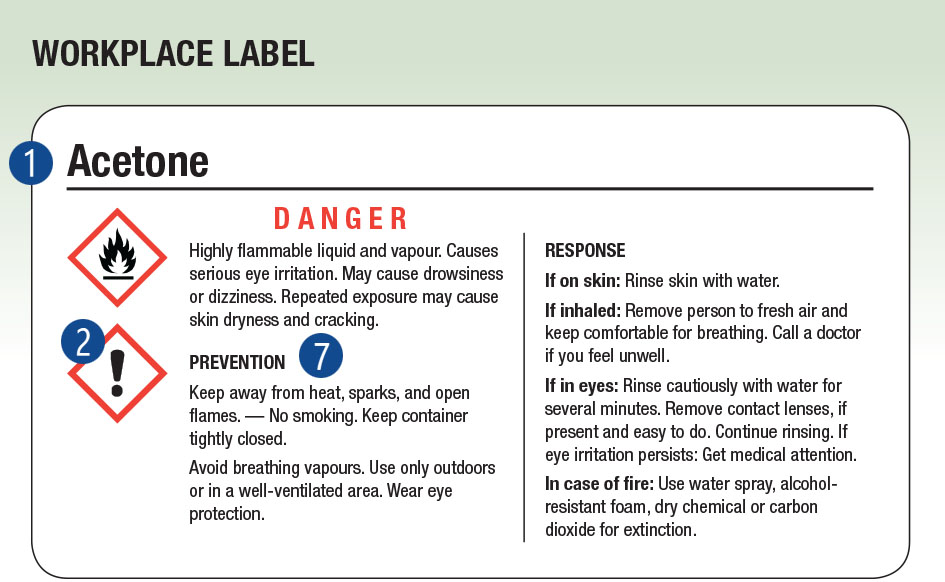 Two Types Of Whmis Labels - AdaraFerris